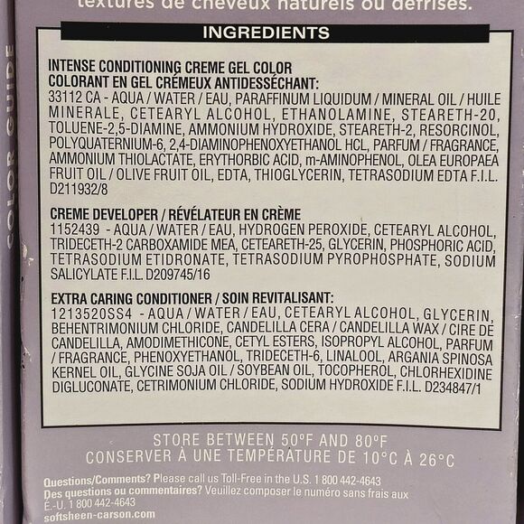 Lot Of 3 Dark And Lovely 1 Super Black Go Intense Ultra Vibrant Hair Color Dye - Picture 8 of 10